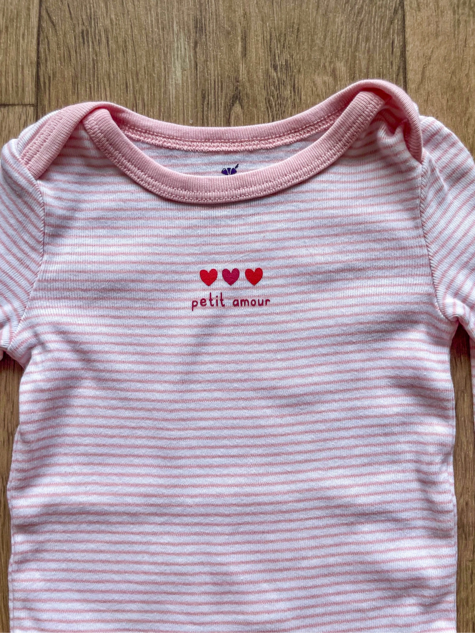Lot of long-sleeve bodysuits for baby girls size 3 months – photo 5